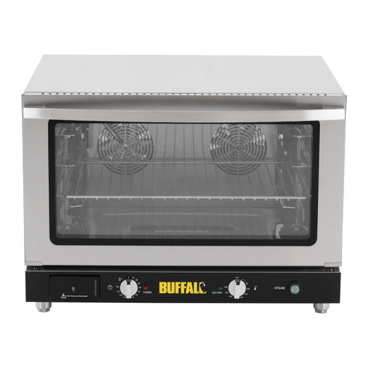 Apuro Bakery Convection Oven with Steam 100Ltr (Three phase. 4.6kW. Fits 4x 1/1GN or 4x 600x400 bakery trays) • PAS-JB189-A