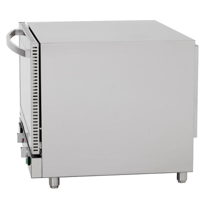 Apuro Bakery Convection Oven with Steam 100Ltr (Three phase. 4.6kW. Fits 4x 1/1GN or 4x 600x400 bakery trays) • PAS-JB189-A