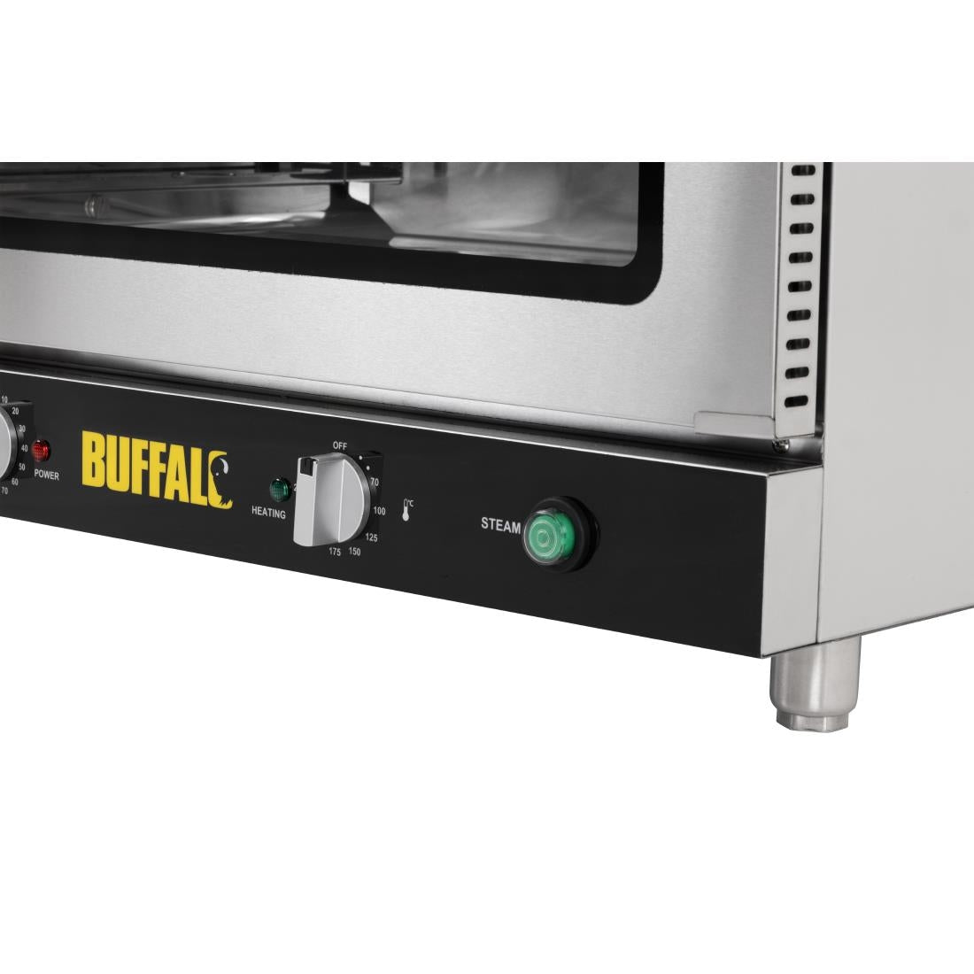 Apuro Bakery Convection Oven with Steam 100Ltr (Three phase. 4.6kW. Fits 4x 1/1GN or 4x 600x400 bakery trays) • PAS-JB189-A