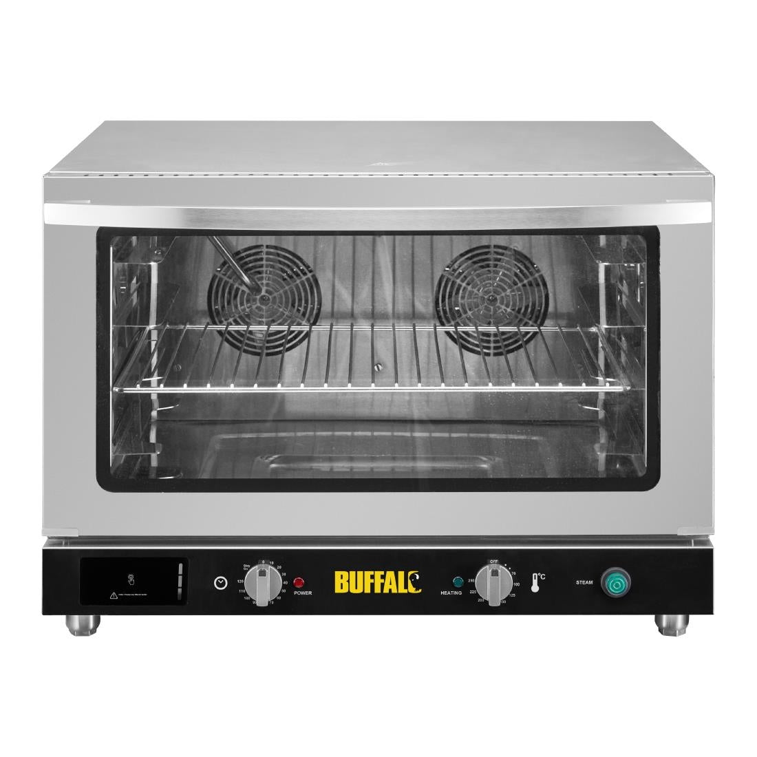 Apuro Bakery Convection Oven with Steam 100Ltr (Three phase. 4.6kW. Fits 4x 1/1GN or 4x 600x400 bakery trays) • PAS-JB189-A