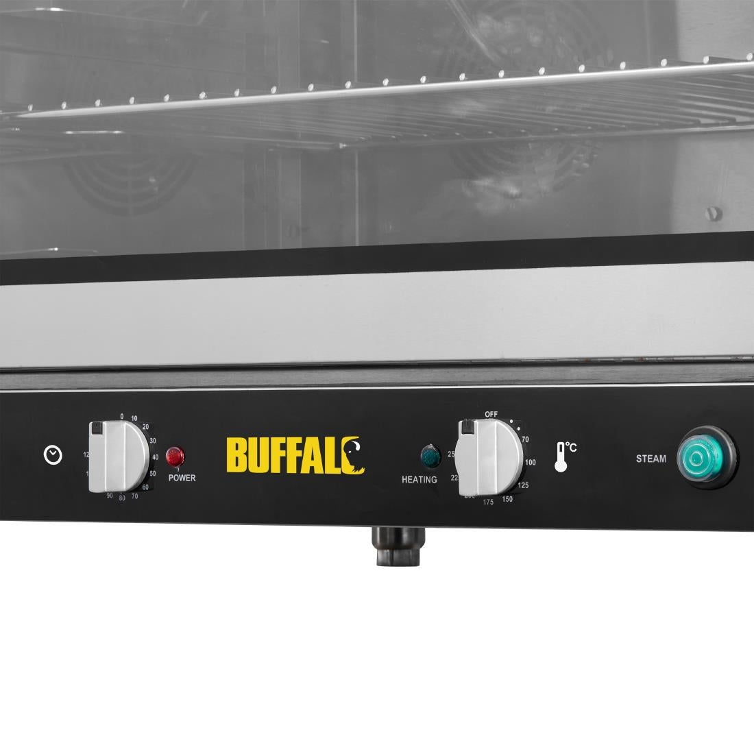Apuro Bakery Convection Oven with Steam 100Ltr (Three phase. 4.6kW. Fits 4x 1/1GN or 4x 600x400 bakery trays) • PAS-JB189-A