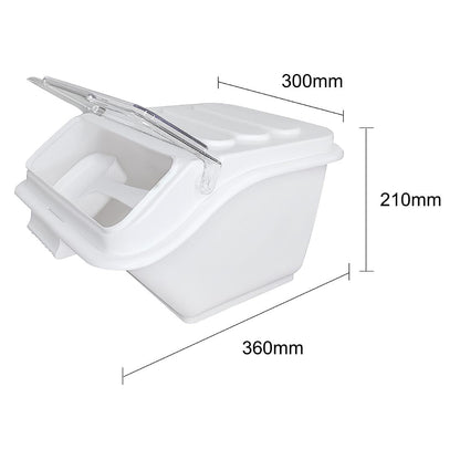 Vogue Ingredient Bin 7.5Ltr (Includes lid. Capacity: 7.5Ltr. Size: 366x215x292mm) • PAS-JB555