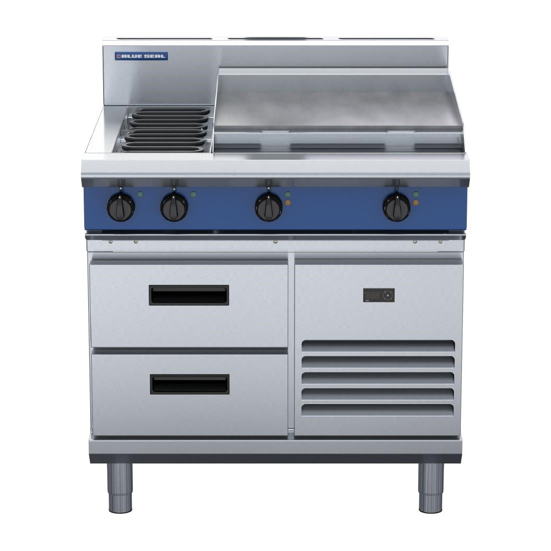 Blue Seal Evolution E516B-RB Refrigerated Base Electric Cooktop 900mm • PAS-JC071