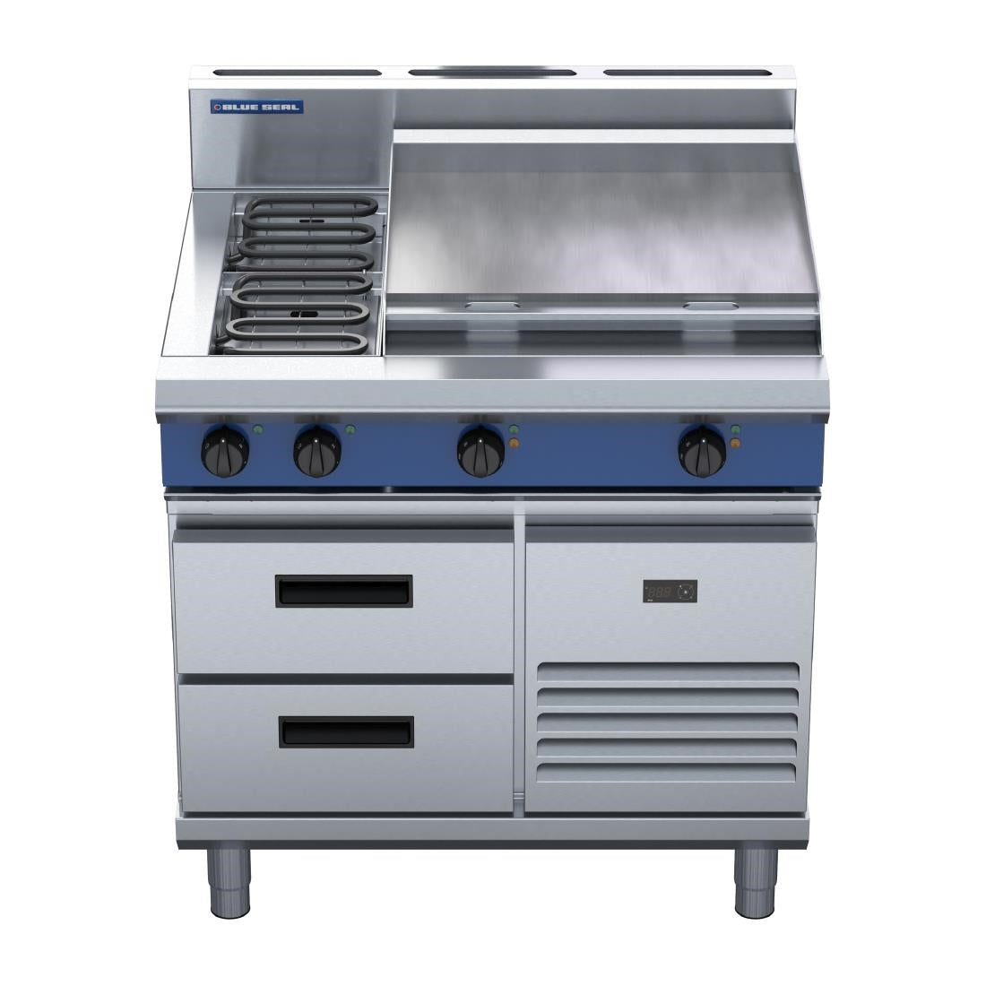 Blue Seal Evolution E516B-RB Refrigerated Base Electric Cooktop 900mm • PAS-JC071