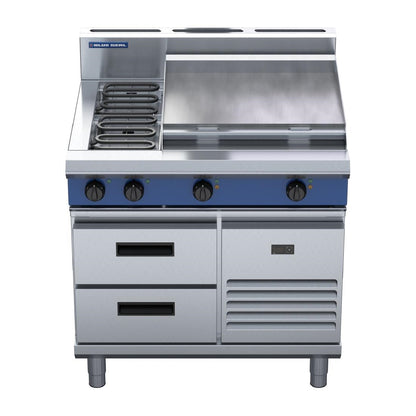 Blue Seal Evolution E516B-RB Refrigerated Base Electric Cooktop 900mm • PAS-JC071
