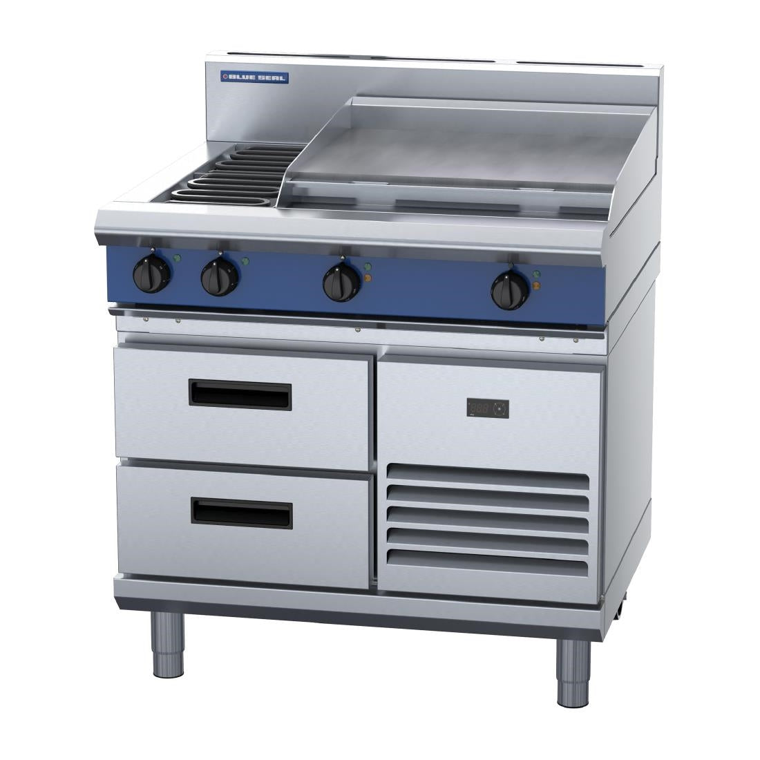 Blue Seal Evolution E516B-RB Refrigerated Base Electric Cooktop 900mm • PAS-JC071