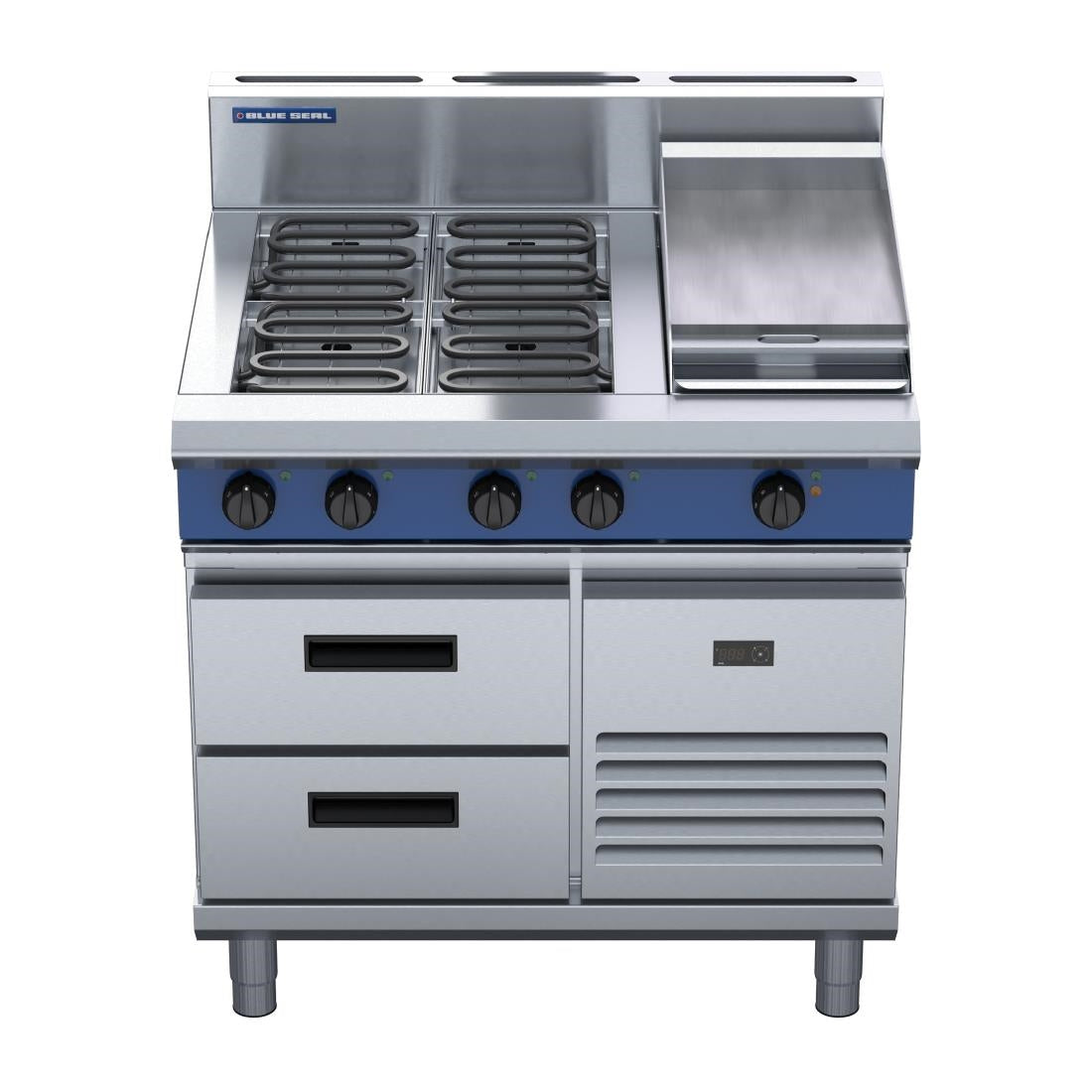 Blue Seal Evolution E516C-RB Refrigerated Base Electric Cooktop 900mm • PAS-JC074