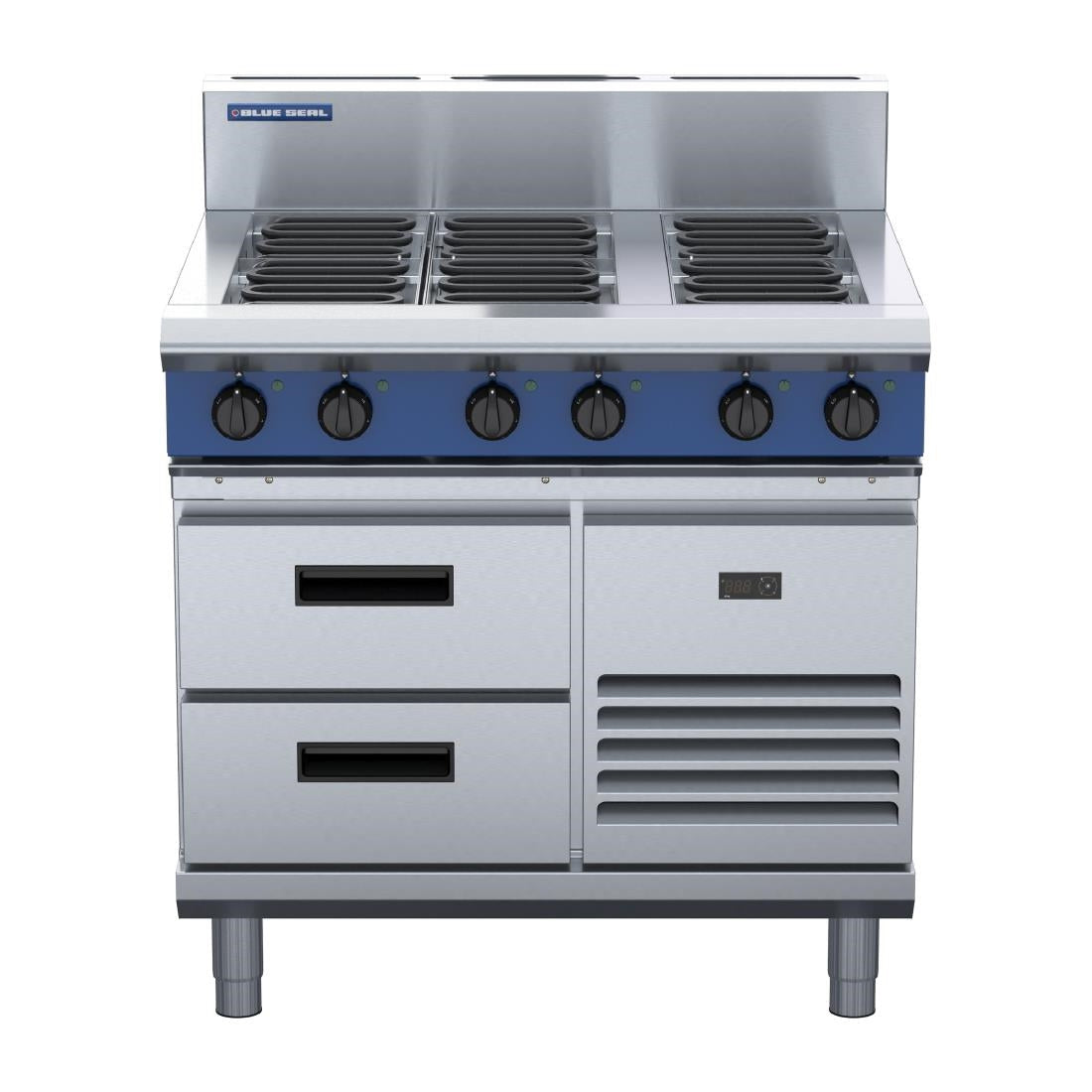 Blue Seal Evolution E516D-RB RF Base Electric Cooktop 900mm • PAS-JC077