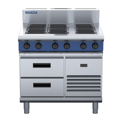 Blue Seal Evolution E516D-RB RF Base Electric Cooktop 900mm • PAS-JC077
