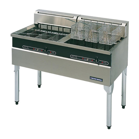 Blue Seal Evolution E604 Fish Fryer Twin Pan 1200mm • PAS-JC093