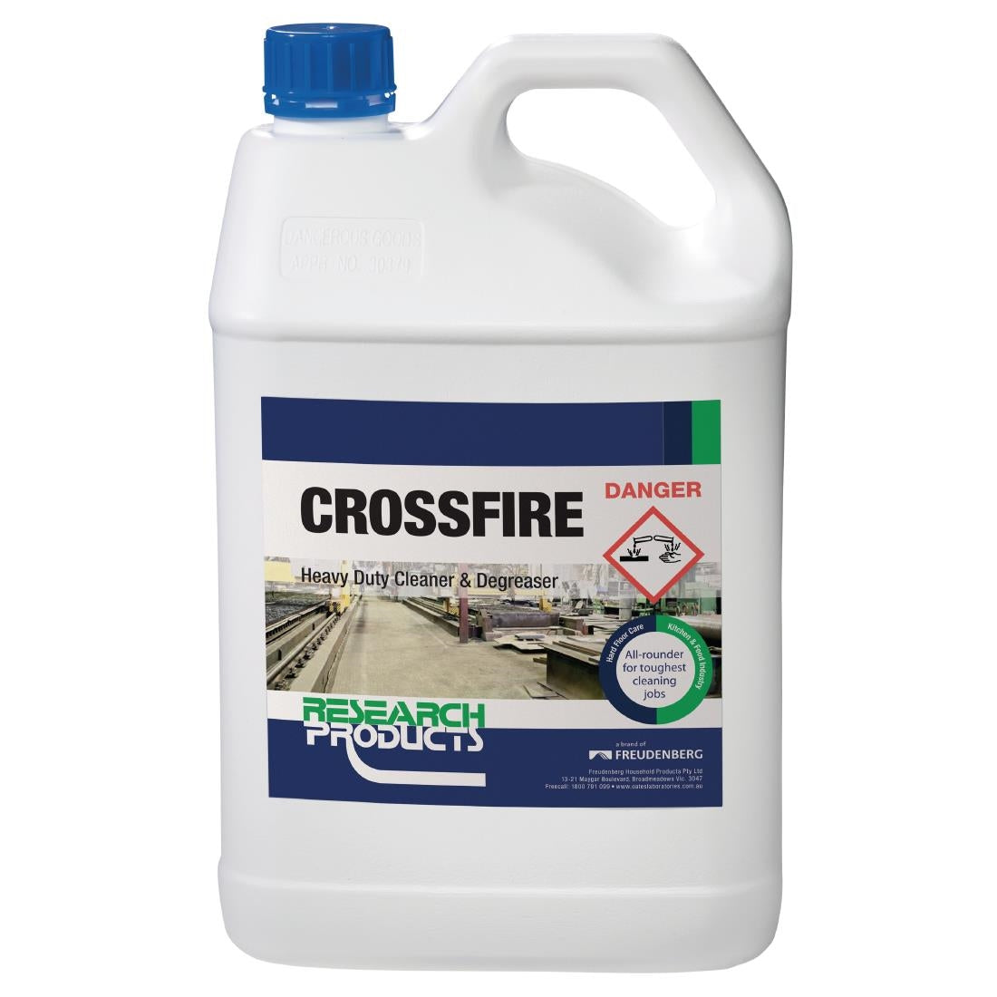 Oates Professional Crossfire Heavy Duty Floor Cleaner 5Ltr • PAS-JC110
