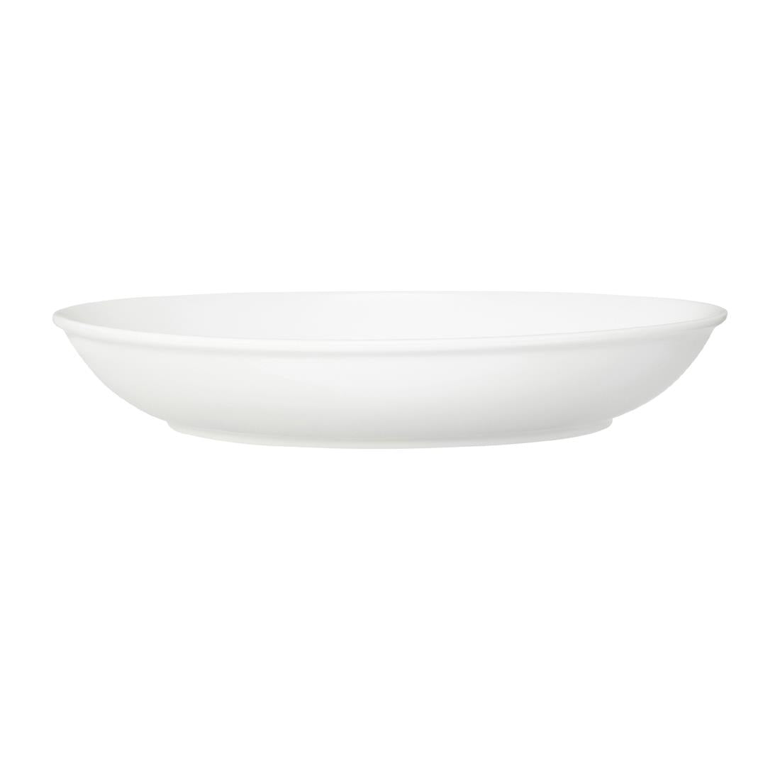 Tablekraft Core Round Deep Coupe Bowl White - 255X45mm (4 Pack) (Material: Porcelain. Pack Quantity: 4) • PAS-JC154