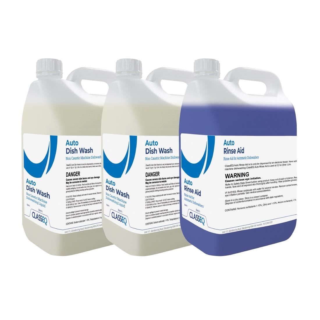 Classeq Warewashing Chemical 5Ltr Package • PAS-JC157