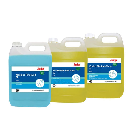 Jantex Enviro Warewashing Chemical 5Ltr Package • PAS-JC158