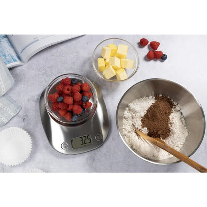 Cuisena 5kg Kitchen Scale with Bowl Stainless Steel • PAS-JC167