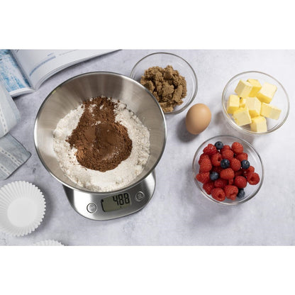 Cuisena 5kg Kitchen Scale with Bowl Stainless Steel • PAS-JC167