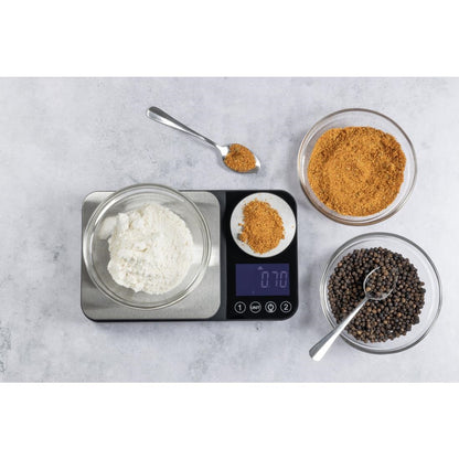 Cuisena 2 in 1 Scale 5kg Silver • PAS-JC168