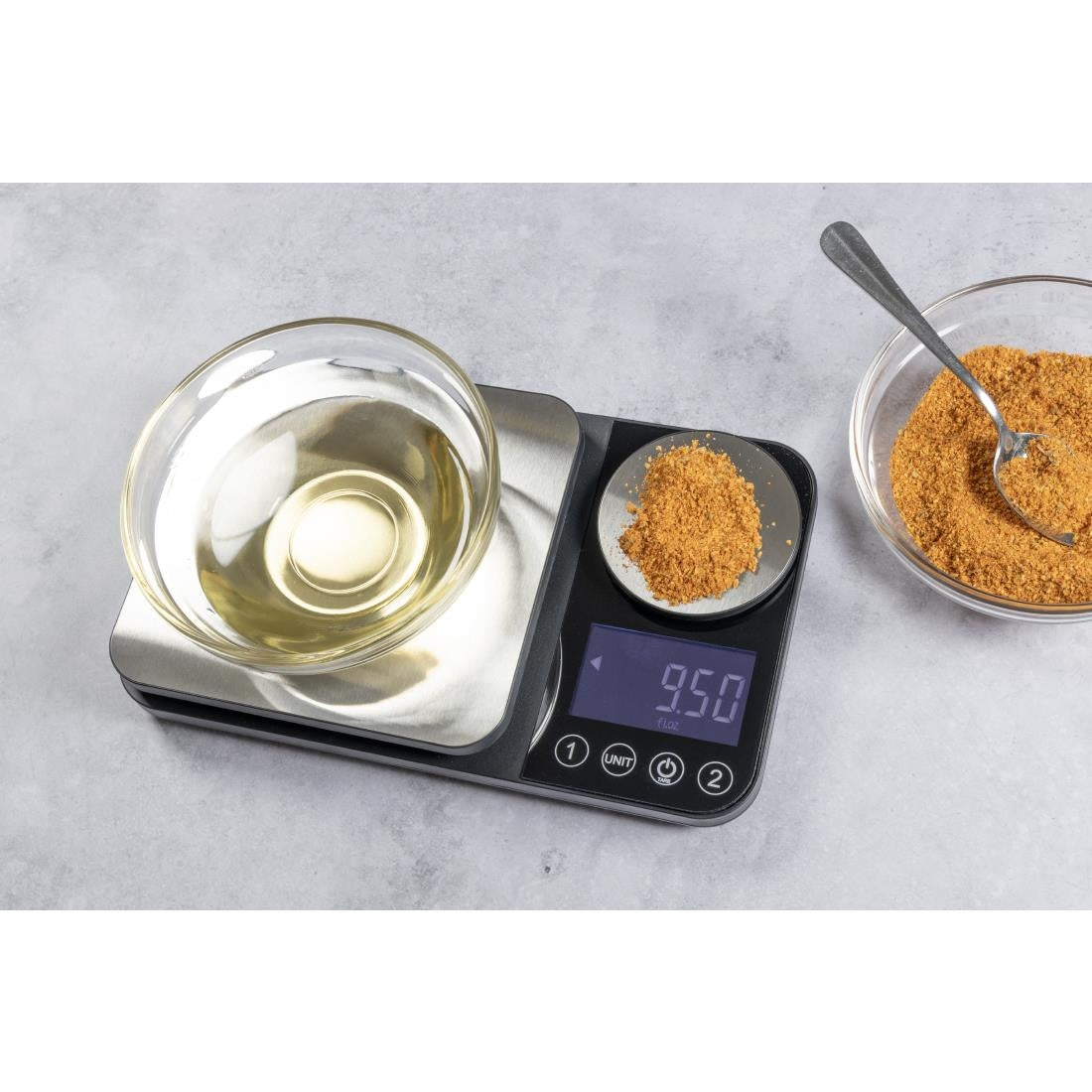 Cuisena 2 in 1 Scale 5kg Silver • PAS-JC168