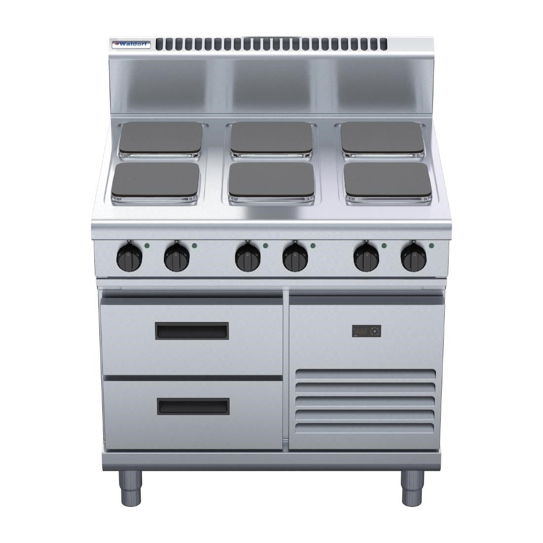 Waldorf 800 Series RN8600SE-RB Refrigerated Base Cooktop 900mm • PAS-JC187