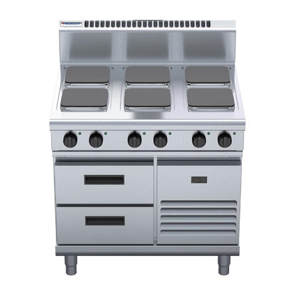 Waldorf 800 Series RN8600SE-RB Refrigerated Base Cooktop 900mm • PAS-JC187