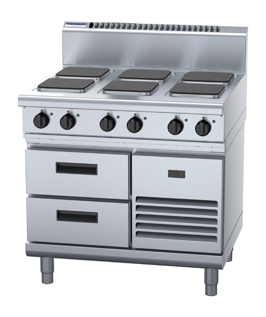 Waldorf 800 Series RN8600SE-RB Refrigerated Base Cooktop 900mm • PAS-JC187
