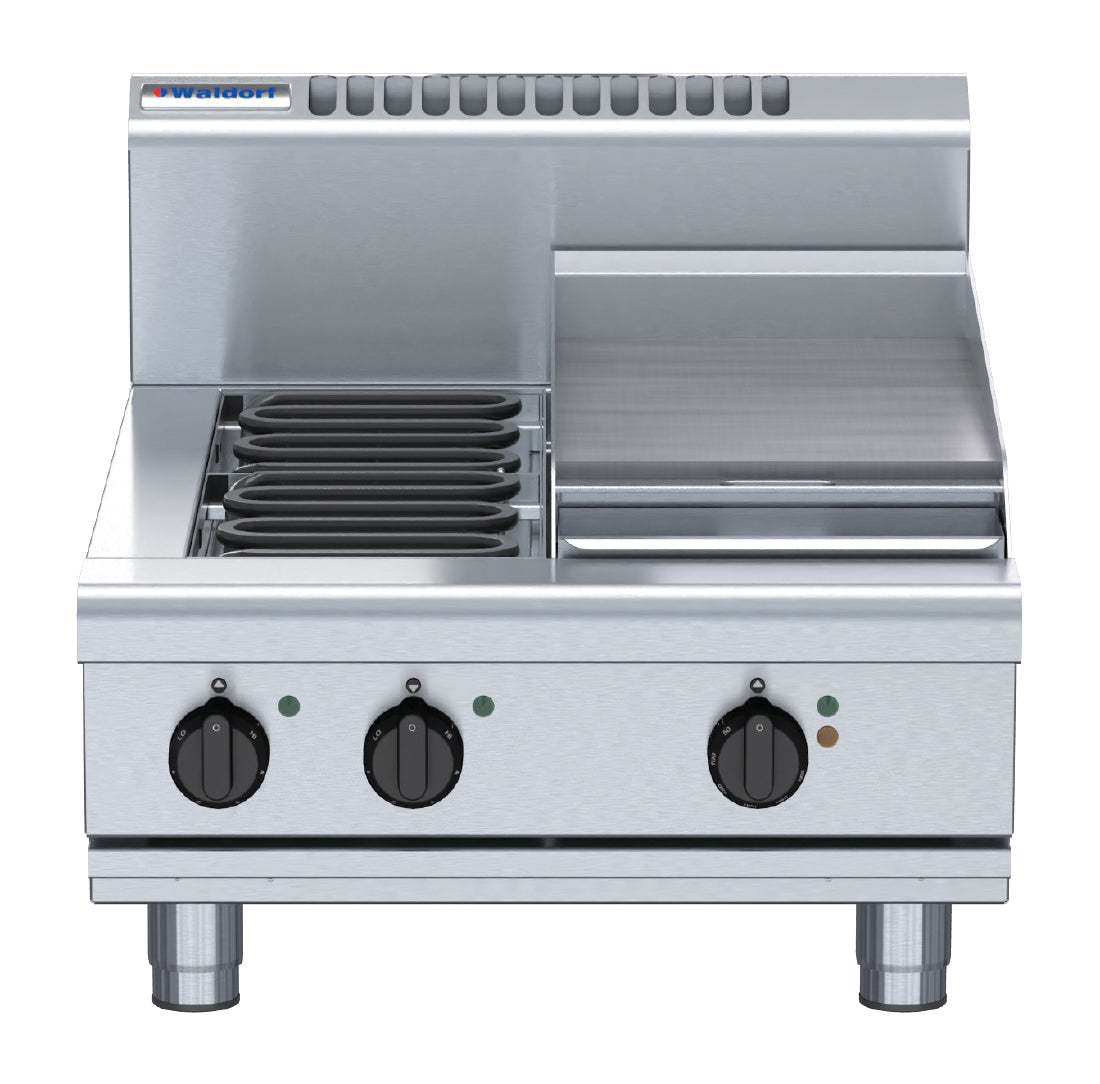 Waldorf 800 Series RN8403E-B Benchtop Model Cooktop & Griddle 600mm • PAS-JC192