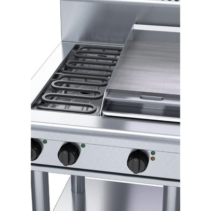 Waldorf 800 Series RN8403E-LS Leg Stand Cooktop & Griddle 600mm • PAS-JC193