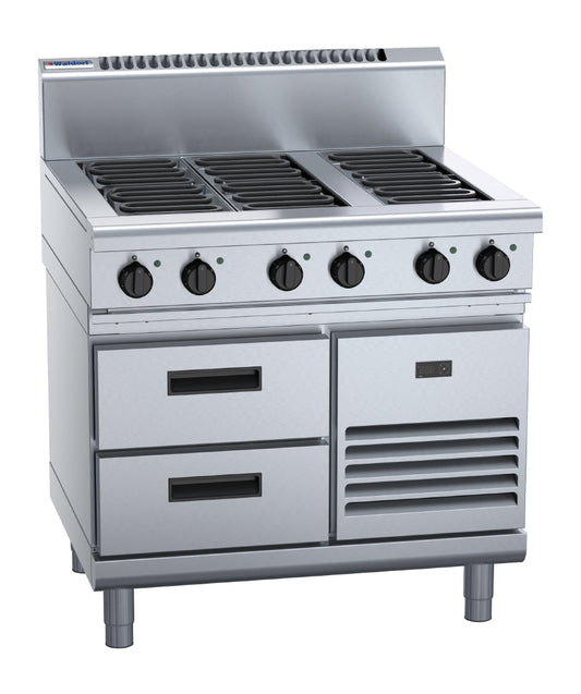 Waldorf 800 Series RN8600E-RB Refrigerated Base Cooktop 900mm • PAS-JC198