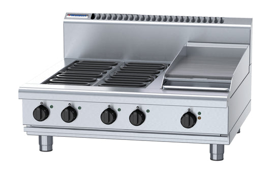Waldorf 800 Series RN8603E-B Benchtop Model Cooktop & Griddle 900mm • PAS-JC199