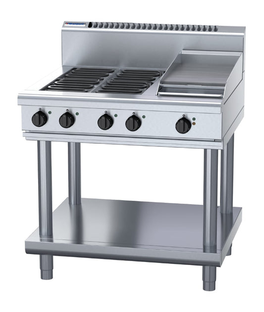 Waldorf 800 Series RN8603E-LS Leg Stand Cooktop & Griddle 900mm • PAS-JC200