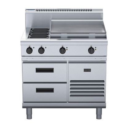 Waldorf 800 Series RN8606E-RB Refrigerated Base Cooktop 900mm • PAS-JC204