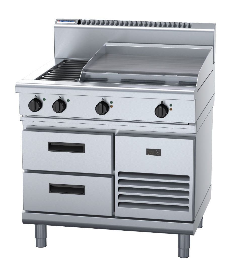 Waldorf 800 Series RN8606E-RB Refrigerated Base Cooktop 900mm • PAS-JC204