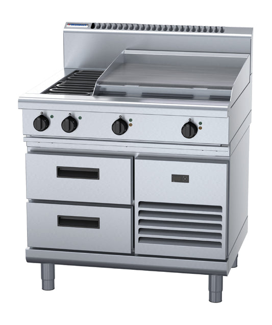 Waldorf 800 Series RN8606E-RB Refrigerated Base Cooktop 900mm • PAS-JC204