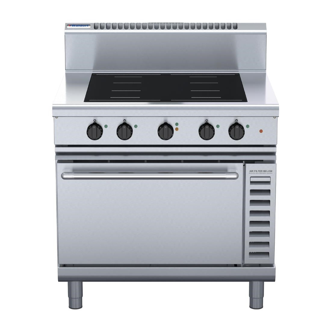 Waldorf 800 Series IN8410ECF Induction Range Convection Oven 900mm • PAS-JC208