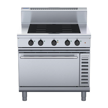 Waldorf 800 Series IN8410ECF Induction Range Convection Oven 900mm • PAS-JC208