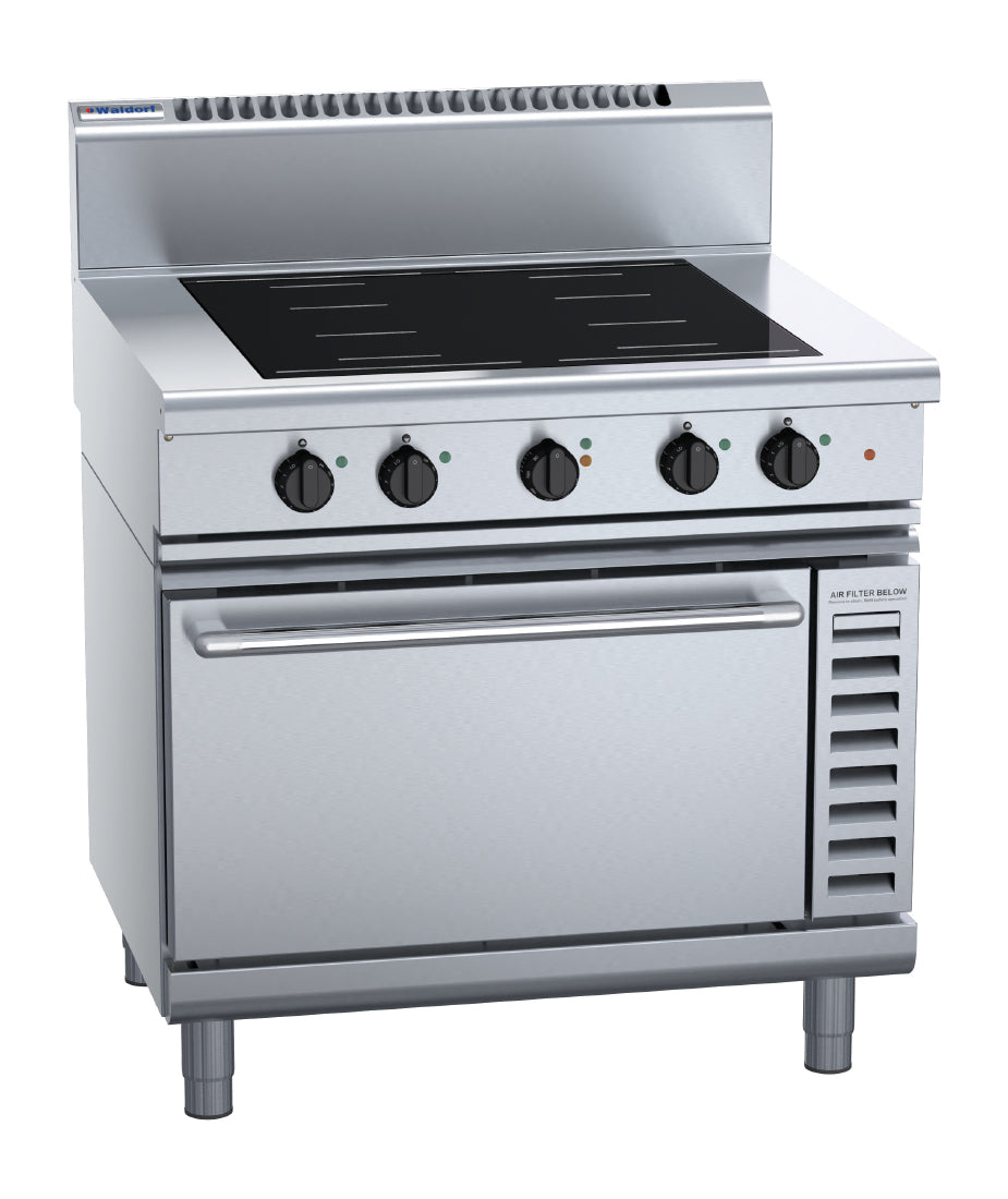 Waldorf 800 Series IN8410ECF Induction Range Convection Oven 900mm • PAS-JC208