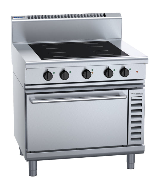 Waldorf 800 Series IN8410ECF Induction Range Convection Oven 900mm • PAS-JC208