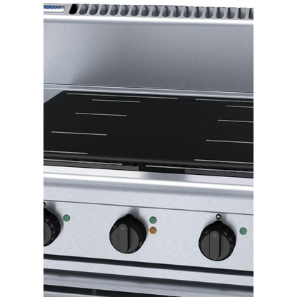 Waldorf 800 Series IN8410ECF Induction Range Convection Oven 900mm • PAS-JC208