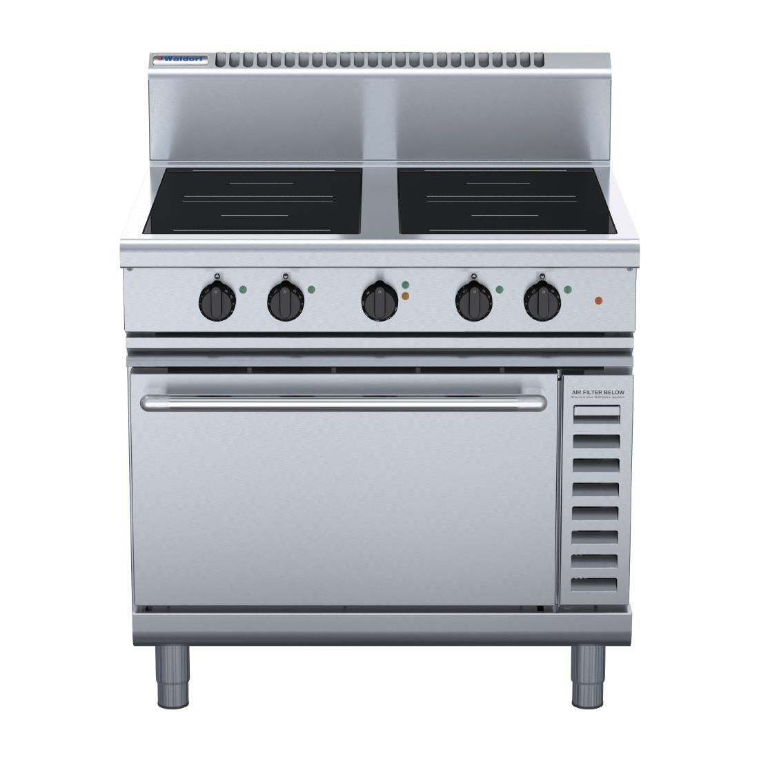 Waldorf 800 Series IN8410ECR3 Induction Range Convection Oven 900mm • PAS-JC209