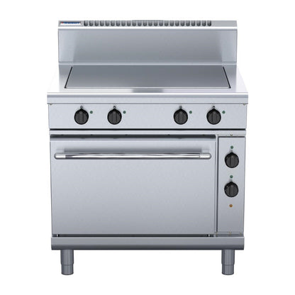 Waldorf 800 Series RN8114EC Electric Solidtop Static Oven Range 900mm (Power: 10.8kw. Cooking area: 750X570mm. 4 heating zones. RN8114EC) • PAS-JC212