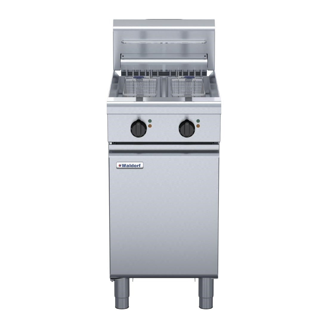 Waldorf 800 Series FN8224E Electric Fryer Twin Pan 450mm • PAS-JC222