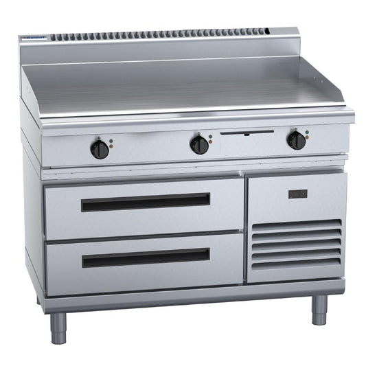 Waldorf 800 Series GP8120E-RB Refrigerated Base Electric Griddle 1200mm • PAS-JC227