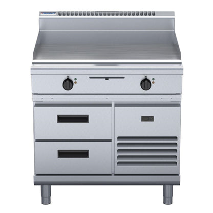 Waldorf 800 Series GP8900E-RB Refrigerated Base Electric Griddle 900mm • PAS-JC232