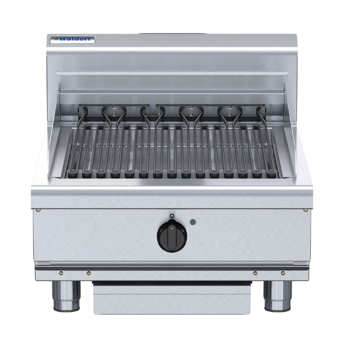 Waldorf 800 Series CH8600ED-B Benchtop Model Electric Chargrill 600mm (Cooking surface: 400x590mm. CH8600ED-B) • PAS-JC233