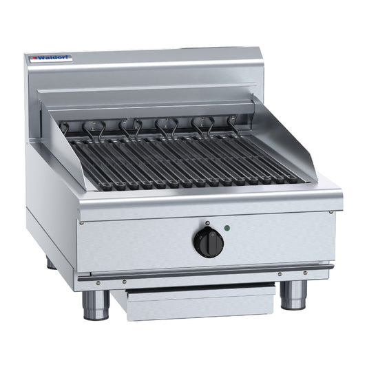 Waldorf 800 Series CH8600ED-B Benchtop Model Electric Chargrill 600mm (Cooking surface: 400x590mm. CH8600ED-B) • PAS-JC233