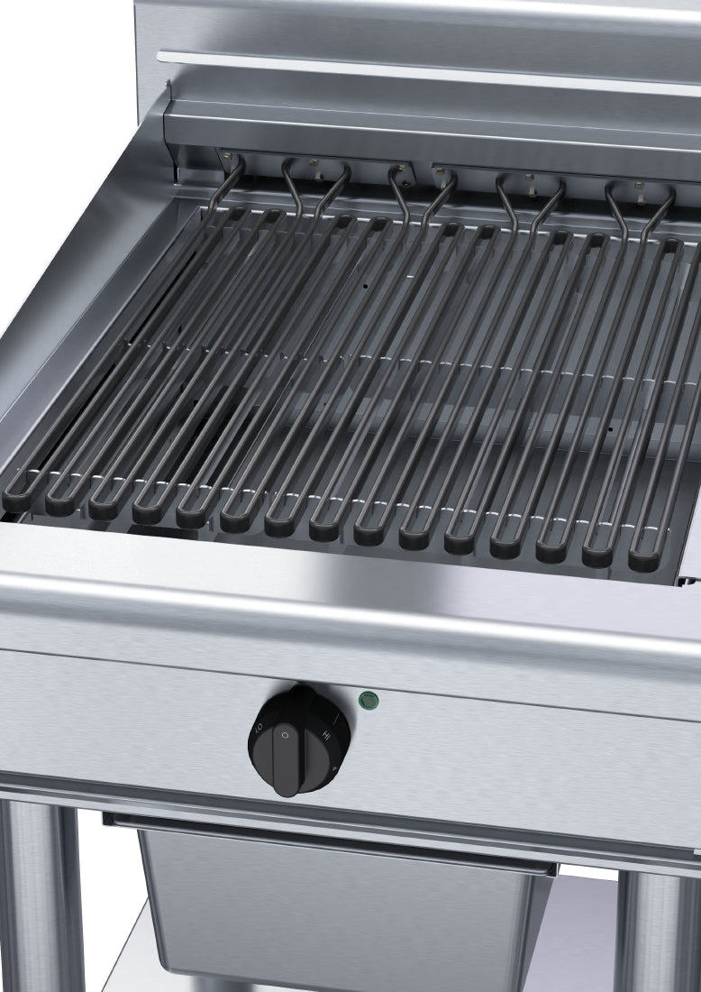 Waldorf 800 Series CH8600ED-LS Leg Stand Electric Chargrill 600mm (Cooking surface: 400x590mm. CH8600ED-LS) • PAS-JC234