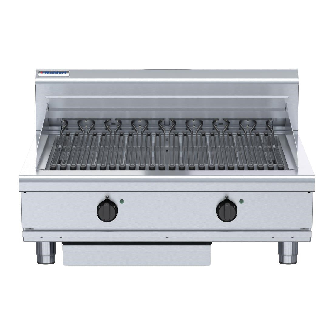 Waldorf 800 Series CH8900ED-B Benchtop Model Electric Chargrill 900mm (Cooking surface: 730x590mm. CH8900ED-B) • PAS-JC235