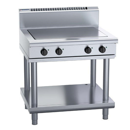 Waldorf 800 Series RN8104E-LS Leg Stand Electric Hot Plate 900mm (Power: 10.8kw. Cooking area: 750X570mm. 4 heating zones. RN8104E-LS) • PAS-JC238