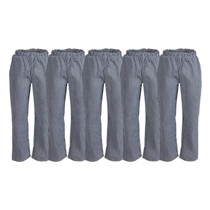 Whites Vegas Black/White Check Trousers Size XS (5 Pack) • PAS-JC264