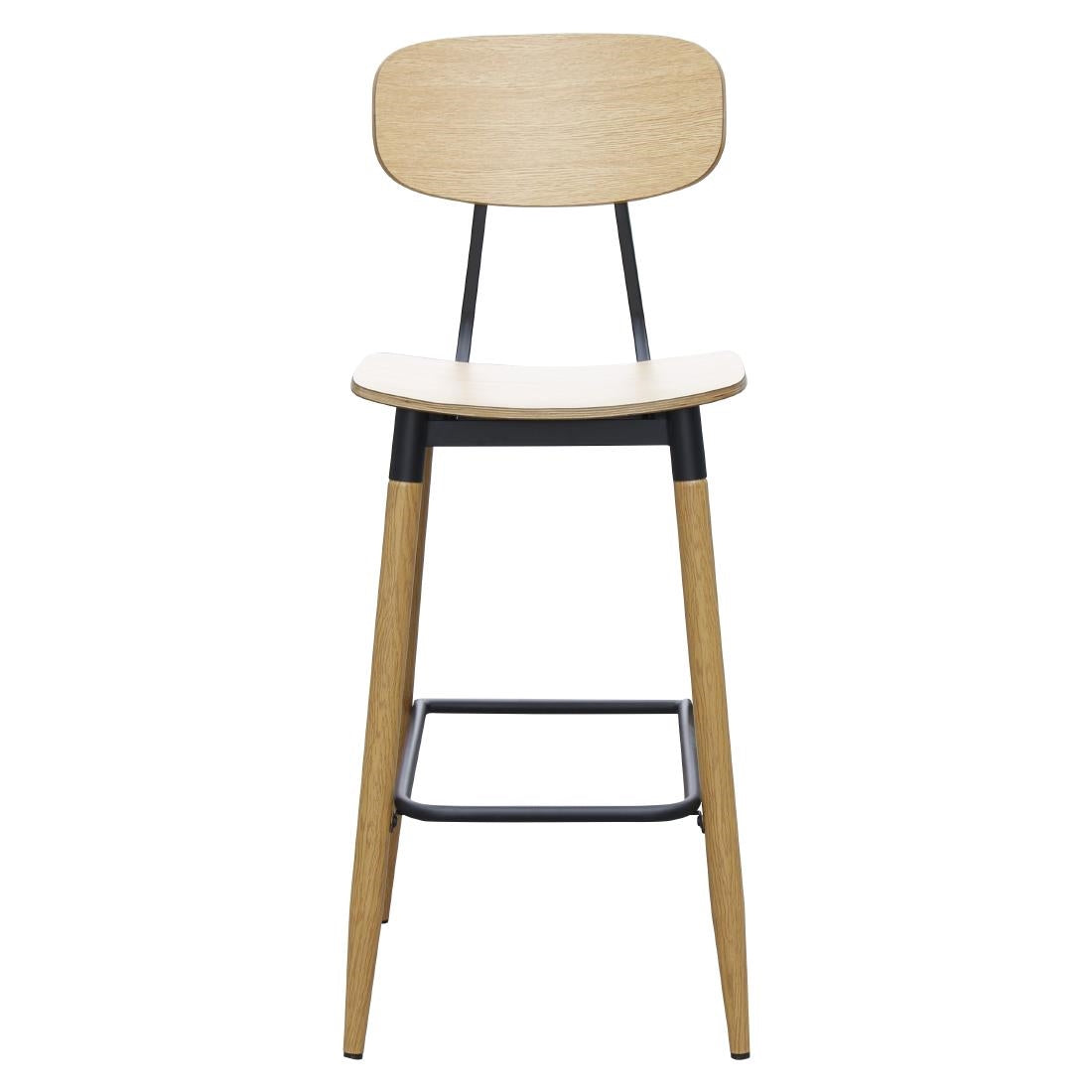 Durafurn Austin Barstool Natural Ply Seat & Backrest (2 Pack) (Seat Height: 750mm. Natural Ply Seat & Backrest. 2 Pack) • PAS-JC269